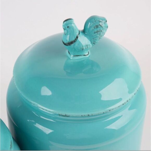 Ceramic Farmhouse chalkboard canister set. - Picture 4 of 4